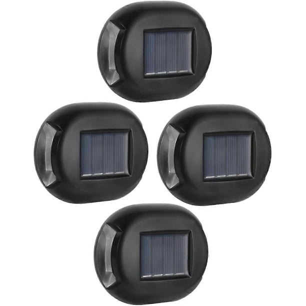 4 Pieces Solar Wall Light Outdoor Wall Light Outdoor Wall Lamp Exterior Outdoor Wall Lights Solar Wall Night Lamp Wall Gutter Lamp
