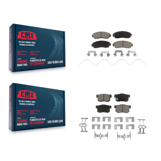 CMX Front Rear Ceramic Brake Pads Kit for Car Honda Civic KCX-100269