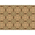thumbnail image 1 of Ahgly Company Tapis d'Intérieur Lavables en Machine, Rectangle, Zone Orange, 5' x 8', 1 of 7