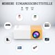 thumbnail image 4 of Mini proyector proyector de películas portátil 1080P compatible con regalo para niños cine en casa Compatible con teléfono inteligente/portátil/PS4/Firestick, 4 of 6
