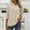 Beige, variant on Women's Clothing Spring And Summer New Stand Up Collar Shirt With Flower Leisure And Loose Top Womens plus Size Workout Clothes Womens Shirts And Tops Womens plus Size Athletic Wear Tunics in plus
