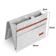 thumbnail image 2 of Laklulu Bolsa de almacenamiento junto a la cama para artículos diversos, bolsa colgante de fieltro para almacenamiento junto a la cama, 2 of 5