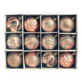 thumbnail image 1 of Caja de regalo de bolas navideñas-Juego de bolas de champán de 6CM/12 piezas/170G, 1 of 5