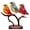 3PCS#1, variant on 2023 New Stained Glass Birds On Branch Desktop Ornaments, Acrylic Flat Double Sided Colorful Birds Tabletop Decorations, Multicolor Hummingbird Craft Statue Bird Figurines Sculpture for Home Decor.