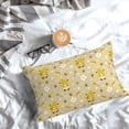 thumbnail image 5 of Pofeuu Cute Bee Gnomes Print Polyester Microfiber Plush Pillowcases, Super Soft and Cozy Pillow Case Covers with Envelop Closure（Pillow core not included）-20"x30", 5 of 6