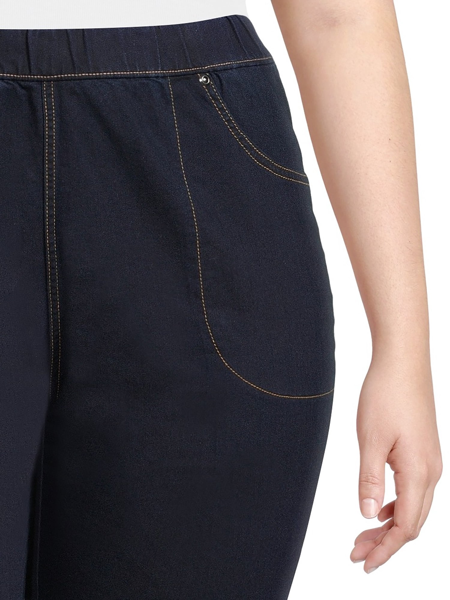 JMS Just My Size by Hanes Women's Plus Size 4 Pocket Bootcut Jeans, Single and 2-Pack