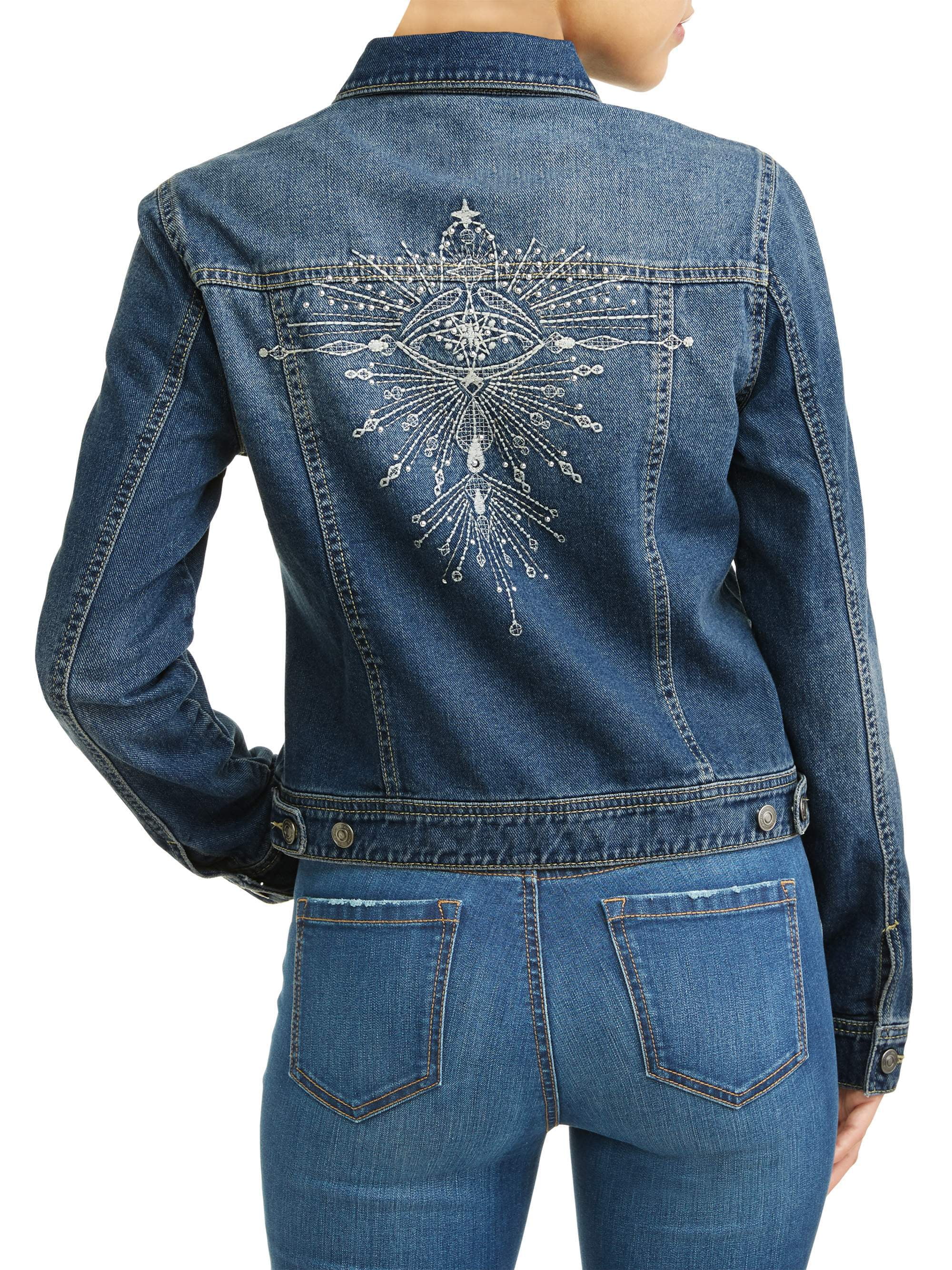 jean jacket women walmart