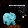 thumbnail image 6 of Stone Carved Hand-Carved Animal Elephant Crafts, Elephant Figurine, Decoration For Office For Home Collectible Decor Desk Ornametns, 6 of 7