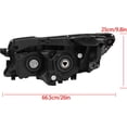 thumbnail image 5 of labwork Headlights Assembly Headlamps Left & Right Side Replacement for 2016-2022 Pilot 2019-2021 Passport 2017-2020 Ridgeline, 5 of 7