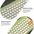 thumbnail image 4 of Teclado silencioso ergonómico para ordenador, con cable, para juegos, teclados mecánicos, USB, pequeño, para oficina, 4 of 6