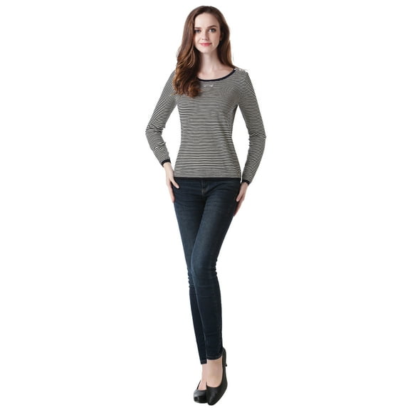 Richie House Women's Striped Pullover Sweater RH2056-L