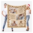 thumbnail image 2 of JTAOT Pet Memorial Gifts, Dog Loss Memorial Blanket Leave Paw Prints on Our , Paw Prints Sympathy Blanket Gift for Loss of Dog and Cat 50x60 Inch, 2 of 5