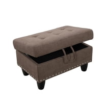 Upholstered Storage Ottoman
