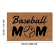 thumbnail image 3 of Front Door Mat Indoor Door Mat Front Door Mat Outdoor Entrance Baseball Sports Copy Floor Mats Door Mats Holiday Home Decor Mats Rug Corner s for Carpets Small Kitchen Rugs Non Slip 16x24IN, 3 of 8