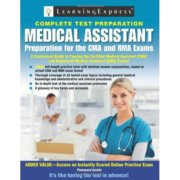 Pre-Owned Medical Assistant Exam: Preparation for the CMA and RMA Exams (Medical Assistant: Preparation for the CMA & Rma Exams) Paperback