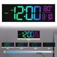 thumbnail image 4 of Reloj Pared Digital Con Control Remoto LED 16 Pulgadas Likrtyny, 4 of 9