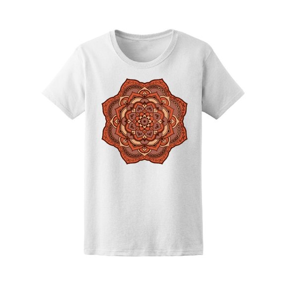 Beautiful Mandala Flower Shape Tee Women's -Image by Shutterstock