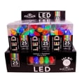 thumbnail image 2 of KSA 25-Count Multi-Color LED C7 Mini Christmas Lights, 10.75 ft Green Wire, 2 of 5
