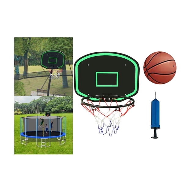 Trampolín Aro de Baloncesto Perfecl Juego de Baloncesto Entrenamiento Interior y Exterior Resistente 40,5 cm x 52,5 cm