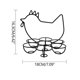 thumbnail image 3 of Cesta para huevos de hierro y metal, cesta para almacenamiento de cocina, diseño ajustable, estilo moderno, para cocina doméstica, soporte para huevos, organizador que ahorra espacio. Blaxill, 3 of 9