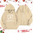 thumbnail image 4 of DHFJKG Kids Girls Oversized Hoodies Pullover Long Sleeve Drop Shoulder Letter Print Hooded Sweatshirt With Pocket Fall Winter Fashion For Baby Toddler Teen 1-14 Years Old Casual Jumper Tops, 4 of 5