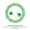 thumbnail image 4 of Colgante de decoración verde con tréboles para el día de San Patricio, delicado adorno colgante, 24 unidades, 4 of 6