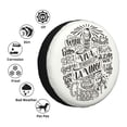 thumbnail image 5 of Bingfone Wine Spare Tire Cover Weatherproof Universal Wheel Protectors For Rv Camper Travel Trailer Suv Truck 16 Inch, 5 of 9