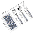 thumbnail image 2 of Haiem Flower for Stainless Steel Kids Silverware Set - Children’s Utensil Set - Children's Knife, Fork And Spoon Set - Metal Kids Cutlery Set, 2 of 8