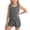 Dark Gray, variant on Girls Summer Outfit Sets Size 7-8T, Sleeve Solid Color 2 Piece Casual Girls' Clothing Sets Pink
