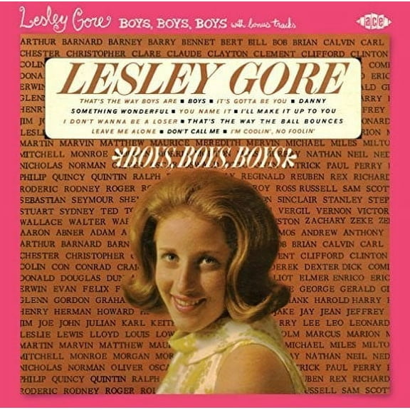 Lesley Gore - Boys Boys Boys - Music & Performance - CD