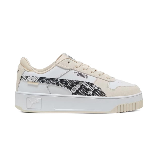 Tenis Puma Carina Street Snake Chic Mujer Estampado blanco 24.5