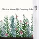 thumbnail image 5 of Adhesivo de Pared Extraíble con Diseño de Plantas Verdes Ks024 | Vinilo de Pvc para Dormitorio y Sala de Estar | Fácil de Despegar y Pegar | Arte Decorativo Impermeable para Paredes, Azulejos, Vidrio, 5 of 6