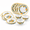 Lemon, variant on 12-Piece White Dinnerware Set for 4 with Fall Pumpkin Plates and