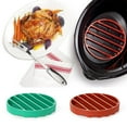 thumbnail image 4 of Support de Rôtissage Rôtissoire Vert Rouge Lavable Ustensiles de Cuisine en Silicone Antiadhésifs Montage Professionnel Pratique Rouge, 4 of 9