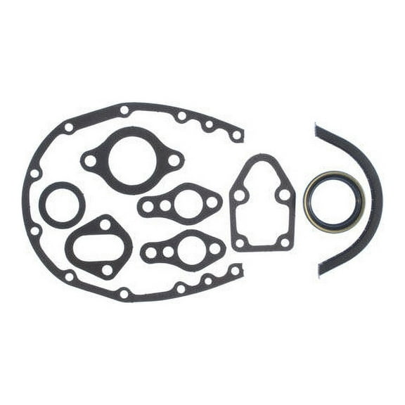 Timing Cover Gasket Set - Compatible with 1975 - 1981, 1985 Chevy Corvette 1976 1977 1978 1979 1980