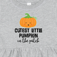 thumbnail image 4 of Inktastic Cutest Little Pumpkin in the Patch Halloween Girls Baby Dress, 4 of 5
