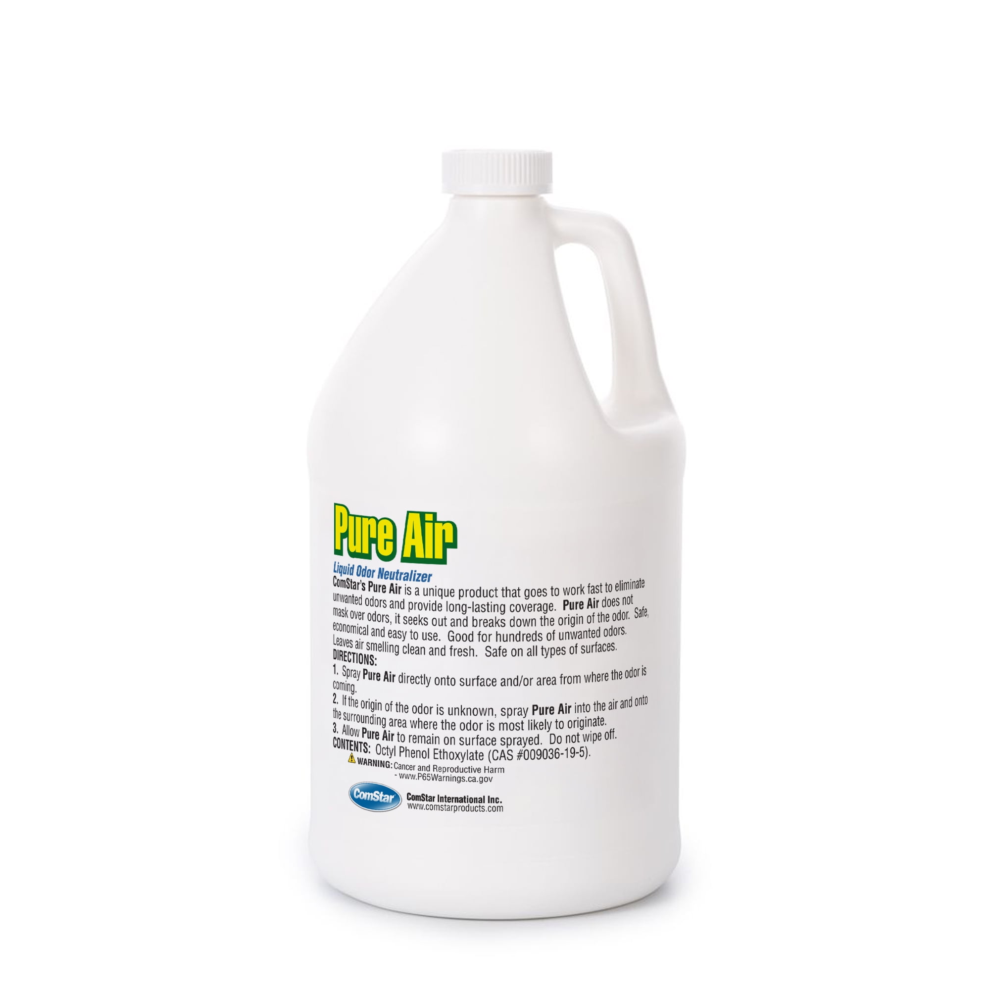 ComStar Pure Air Liquid, Odor Neutralizer, Fast-Acting, Long-Lasting Scent, Eliminates Unwanted Odors from HVACR Systems, Freshens Air in Homes, Offices & Vehicles, 1 Gallon (60-221)