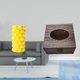 thumbnail image 2 of Jarrón de flores,Jarrón de flores para decoración del hogar,adorno de mesa de porcelana,Jarrón geométrico creativo para decoración de escritorio de oficina,Estuche para pañuelos de, 2 of 8