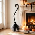 thumbnail image 5 of 38.2 Inch Witch Broom with Ribbon, Halloween Decoration Party Favor Photo Booth Accessories, 5 of 6