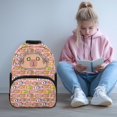 thumbnail image 2 of HUIACONG Cute Capybara School Backpack for Boys Girls Ages 6-18 Large Capacity Lightweight Water-Resistant Bookbag for Elementary Middle High School Daily Use Travel, 2 of 7