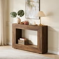 thumbnail image 6 of Fnova Farmhouse Console Table for Entryway, 47.2" Long Narrow Wood Entryway Table, Easy Assembly, Dark Brown, 6 of 19