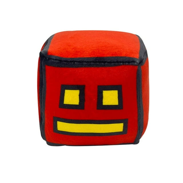 JUNWELL Geometry Dash Game Plush Toys Funny Stuff Suitable for Children Weighted Stuffed Animals 12cm