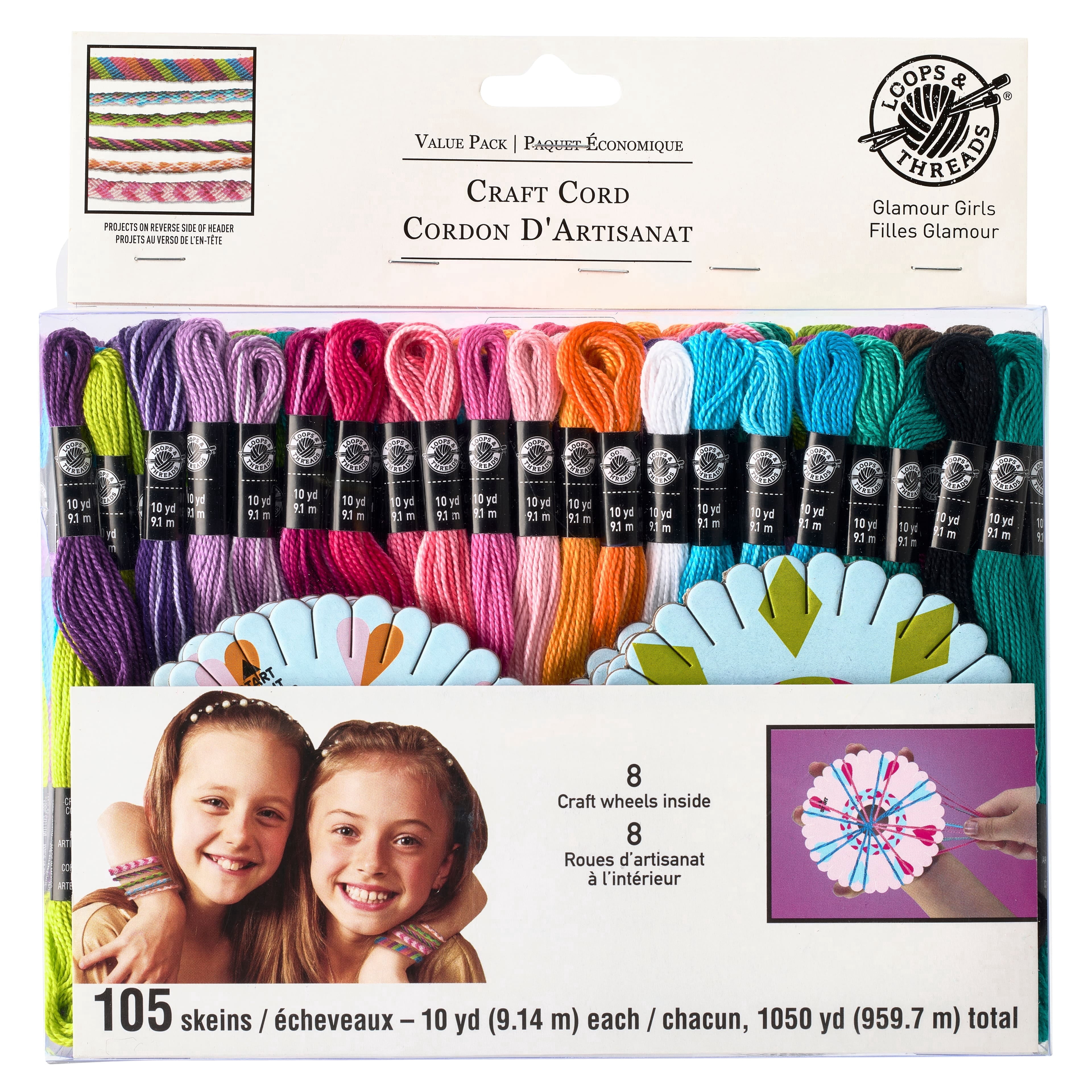 Loops & Threads™ Kids String Thread Craft Cord for Friendship