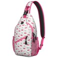 thumbnail image 1 of Tropical Kiwi Fruit Print Travel Sling Backpack, Lightweight and Durable Crossbody Bag with Green Kiwi Slices Pattern, Multi-Layer Storage and Fashionable Design for Kiwi Lovers, 1 of 6