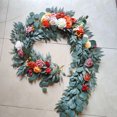 thumbnail image 3 of mmirethe Durable Artificial Flower Table Runner - Good Texture Exquisite Crafted Decoration Wedding Brown 1Set, 3 of 6