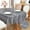 Grey, variant on Beige Plaid Tablecloth Waterproof Table Cloth Oval Elegant Plaid Tablecloths for Daily Use Home Dining Room Kitchen 60x84 Inch