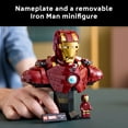 thumbnail image 6 of LEGO Marvel Iron Man MK4 Bust - Building Kit for Adults, Ages 18+ - Includes Iron Man Minifigure - Collectible Model for Super Hero Fans - Gift for Men and Women - 76327, 6 of 8