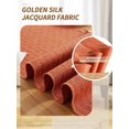 thumbnail image 3 of GHSDFBB Rustic Table Runner Boho Style, Handmade Tassels Orange Table Runner 120 Inches Long for Home Dining,Coffee,Tea,Kitchen,13x120, 3 of 6