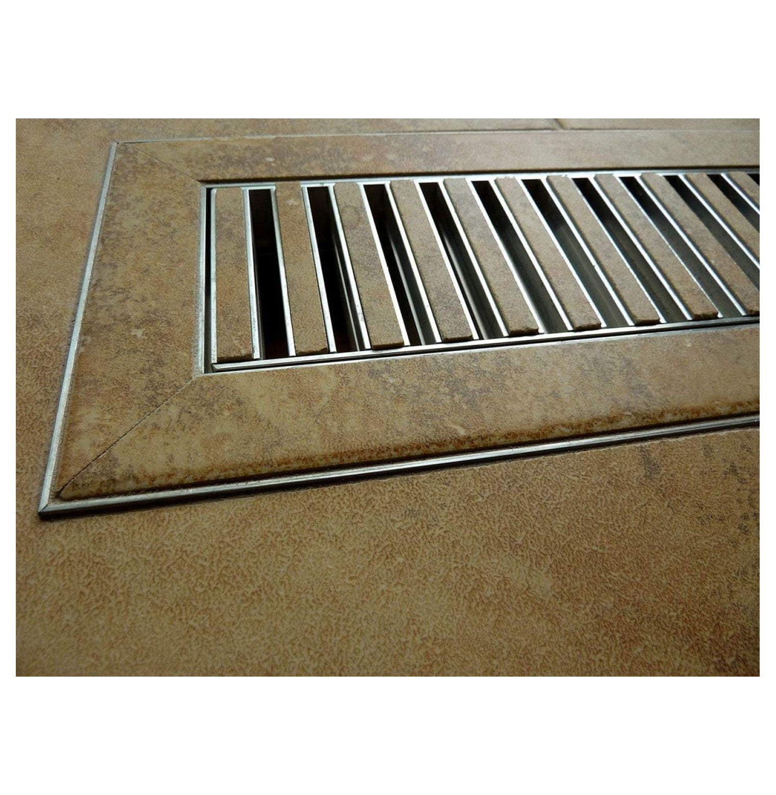 4"x12" 3/8" Thick Floor Vent Registers Matching Floor Tile Hardwood Laminate