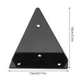 thumbnail image 2 of TEHAUX 2Sets Floating Shelf Bracket Heavy Duty Wall Shelf Bracket Invisible Shelf Brackets For Bedroom, 2 of 8